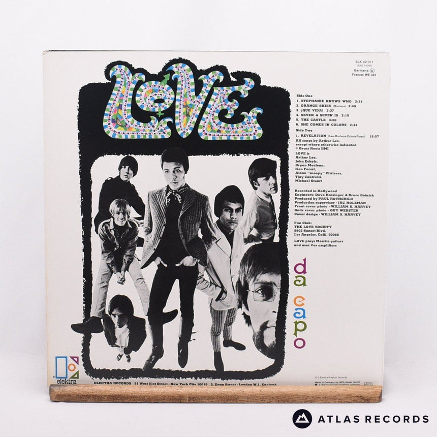 Love - Da Capo - Reissue LP Vinyl Record - EX/EX