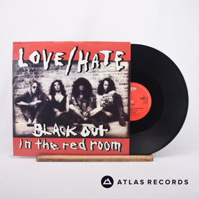 Love/Hate Black Out In The Red Room 12" Vinyl Record - Front Cover & Record
