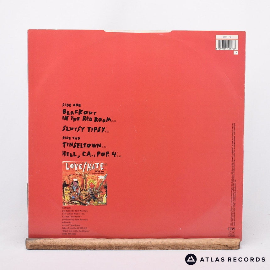 Love/Hate - Black Out In The Red Room - 12" Vinyl Record - VG+/EX