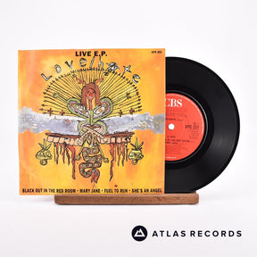 Love/Hate Live  E.P. 7" Vinyl Record - Front Cover & Record