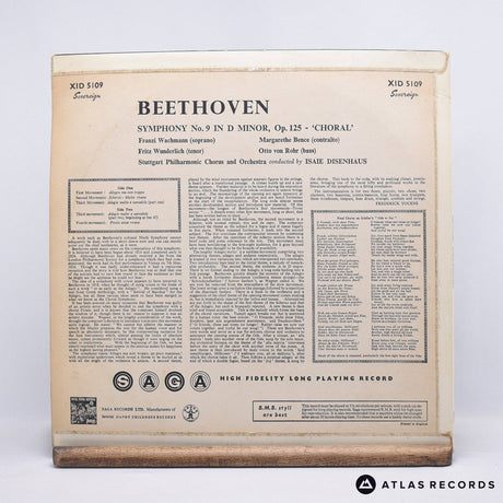 Ludwig van Beethoven - Ninth Symphony - LP Vinyl Record - VG+/VG+
