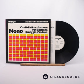 Luigi Nono Canti Di Vita E D'Amore LP Vinyl Record - Front Cover & Record