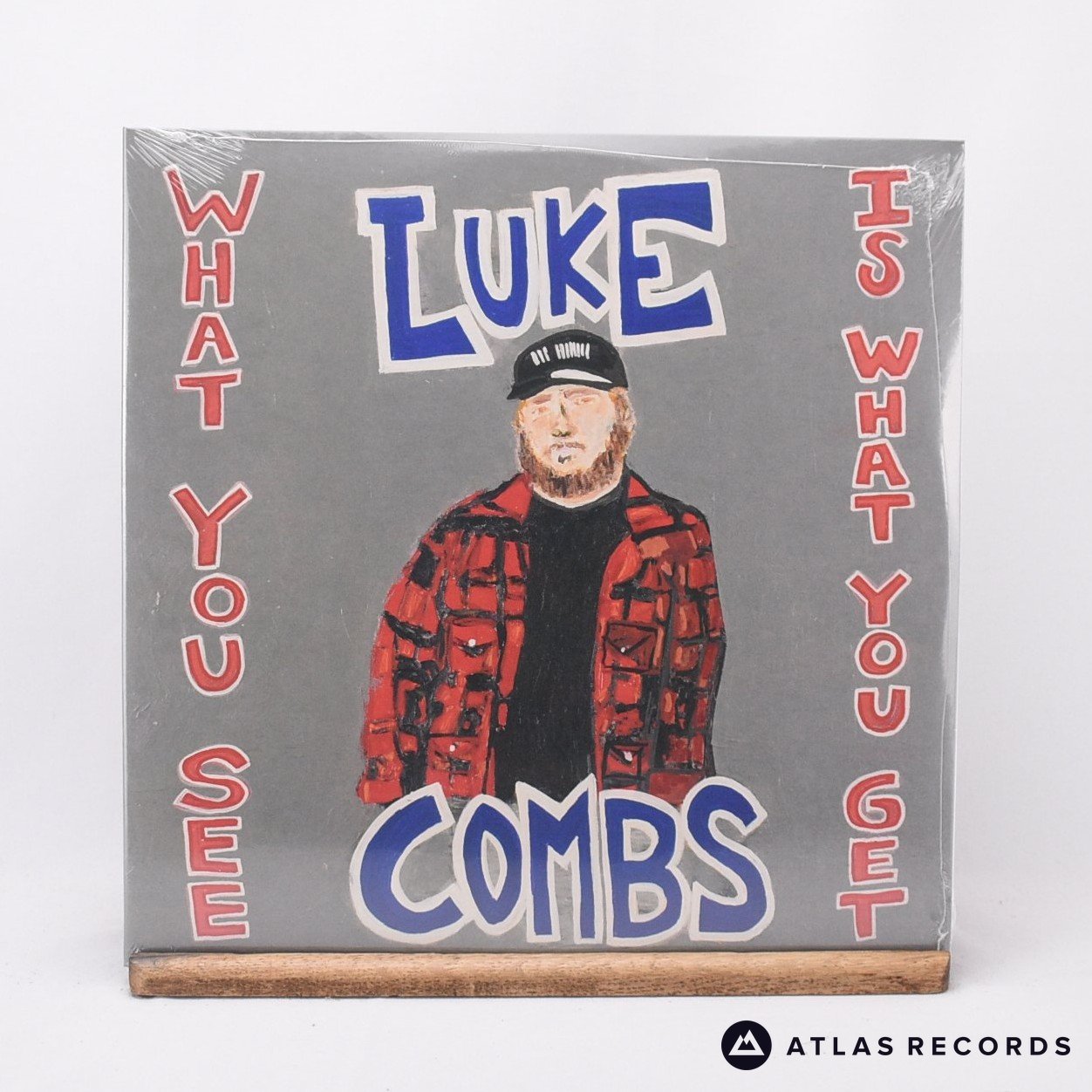 Luke Combs What You See Is What You Get 2 x LP Vinyl Record - Front Cover & Record