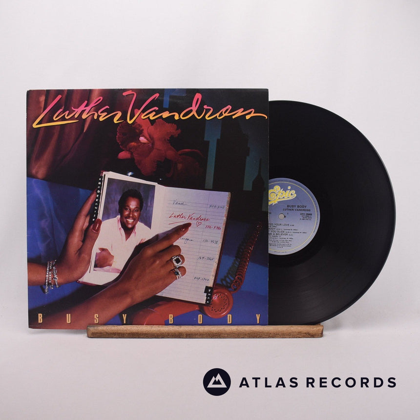Luther Vandross Busy Body LP Vinyl Record - Front Cover & Record