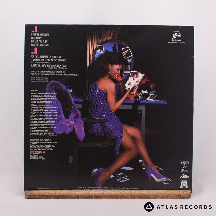 Luther Vandross - Busy Body - LP Vinyl Record - EX/EX