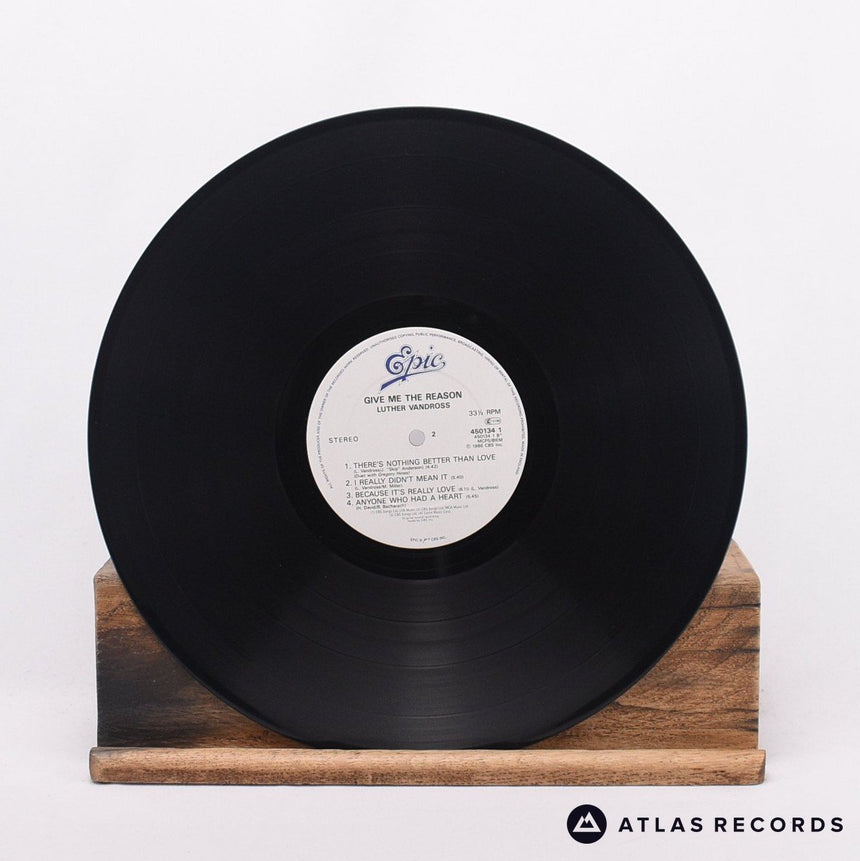Luther Vandross - Give Me The Reason - Lyric Sheet LP Vinyl Record - EX/VG+