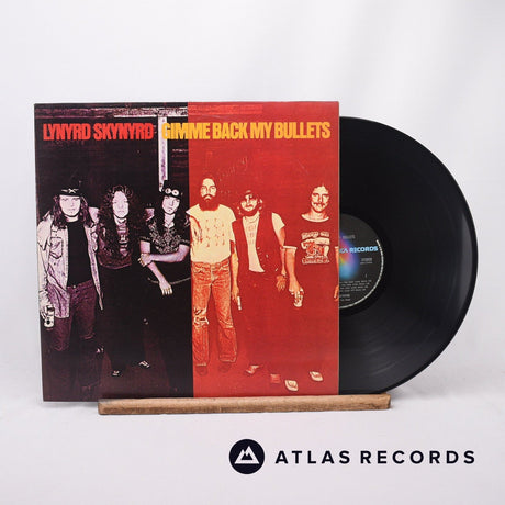 Lynyrd Skynyrd Gimme Back My Bullets LP Vinyl Record - Front Cover & Record