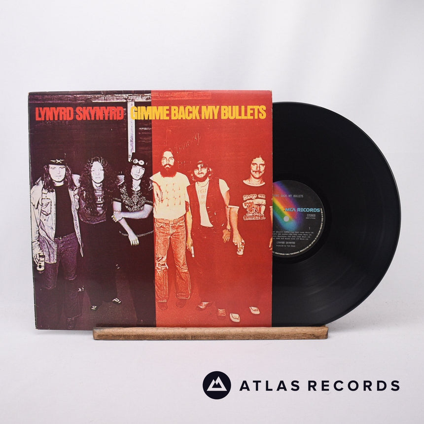 Lynyrd Skynyrd Gimme Back My Bullets LP Vinyl Record - Front Cover & Record