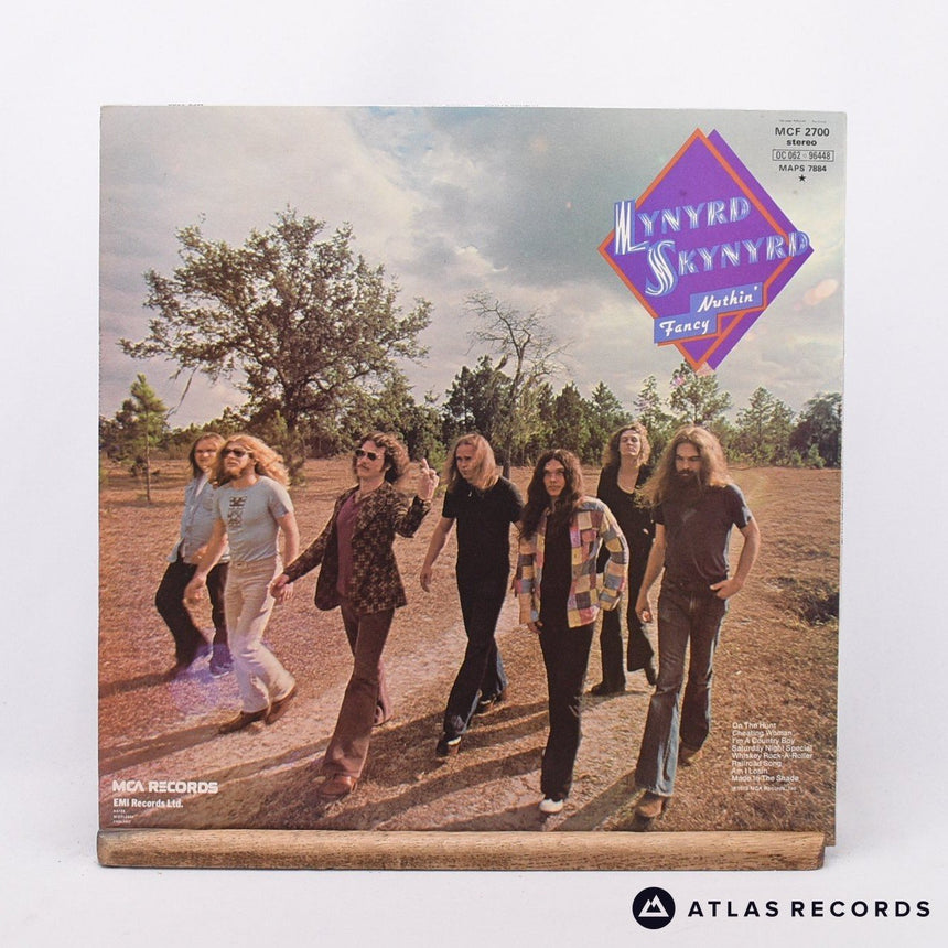 Lynyrd Skynyrd - Nuthin' Fancy - Lyric Sheet A-1 B-1 LP Vinyl Record - EX/VG+