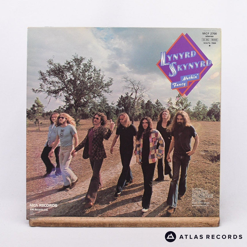 Lynyrd Skynyrd - Nuthin' Fancy - Lyric Sheet LP Vinyl Record - EX/EX