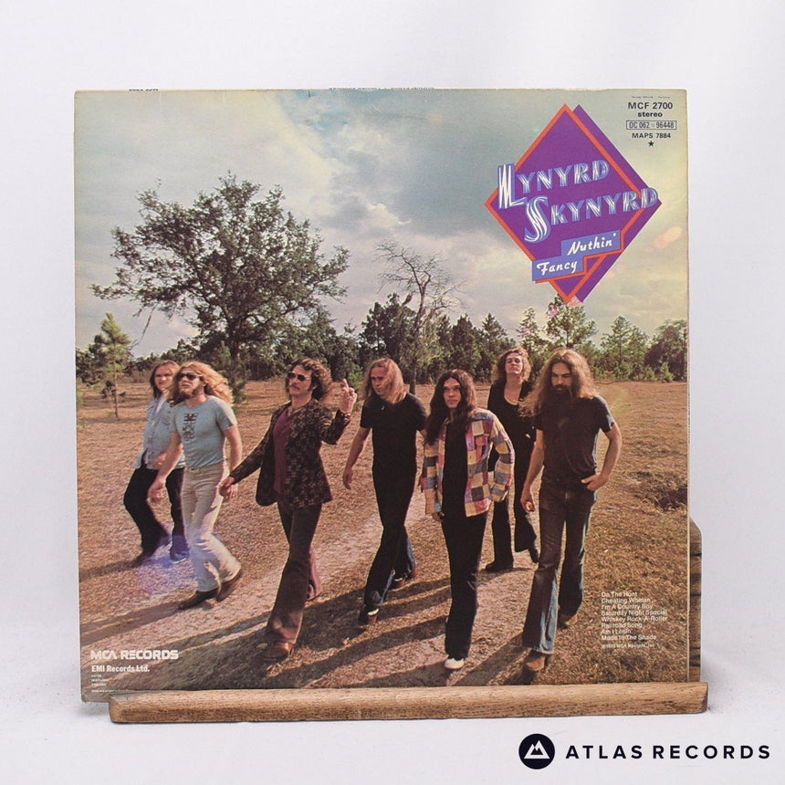 Lynyrd Skynyrd - Nuthin' Fancy - Lyric Sheet LP Vinyl Record - VG+/EX