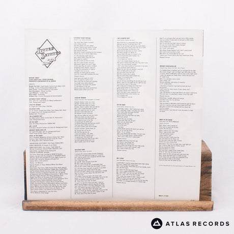 Lynyrd Skynyrd - Nuthin' Fancy - Lyric Sheet A-1 B-1 LP Vinyl Record - EX/VG+