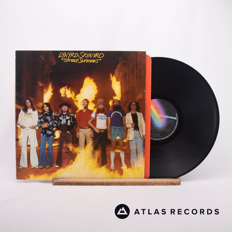 Lynyrd Skynyrd Street Survivors LP Vinyl Record - Front Cover & Record