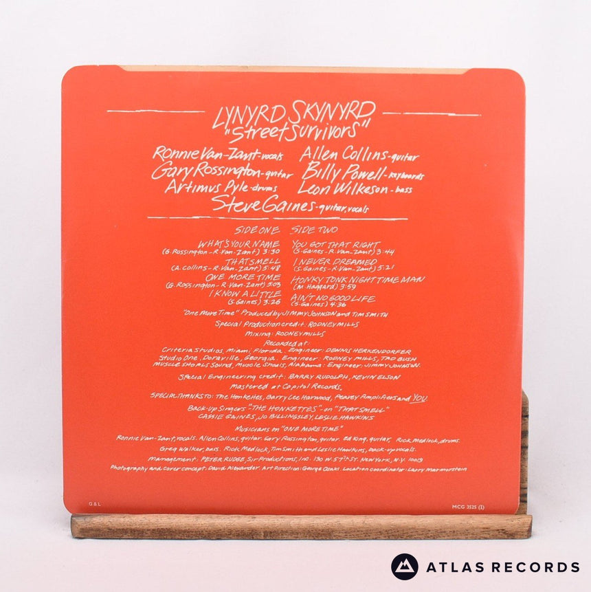 Lynyrd Skynyrd - Street Survivors - A-2 B-3 LP Vinyl Record - VG+/EX
