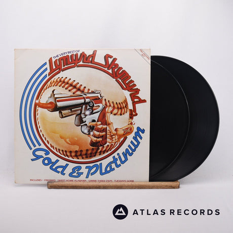 Lynyrd Skynyrd The Very Best Of Lynyrd Skynyrd - Gold & Platinum 2 x LP Vinyl Record - Front Cover & Record