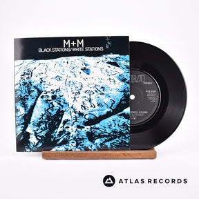 M + M Black Stations 7" Vinyl Record - Front Cover & Record