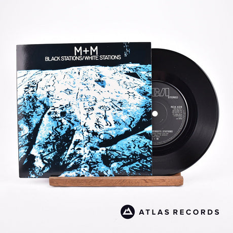 M + M Black Stations 7" Vinyl Record - Front Cover & Record