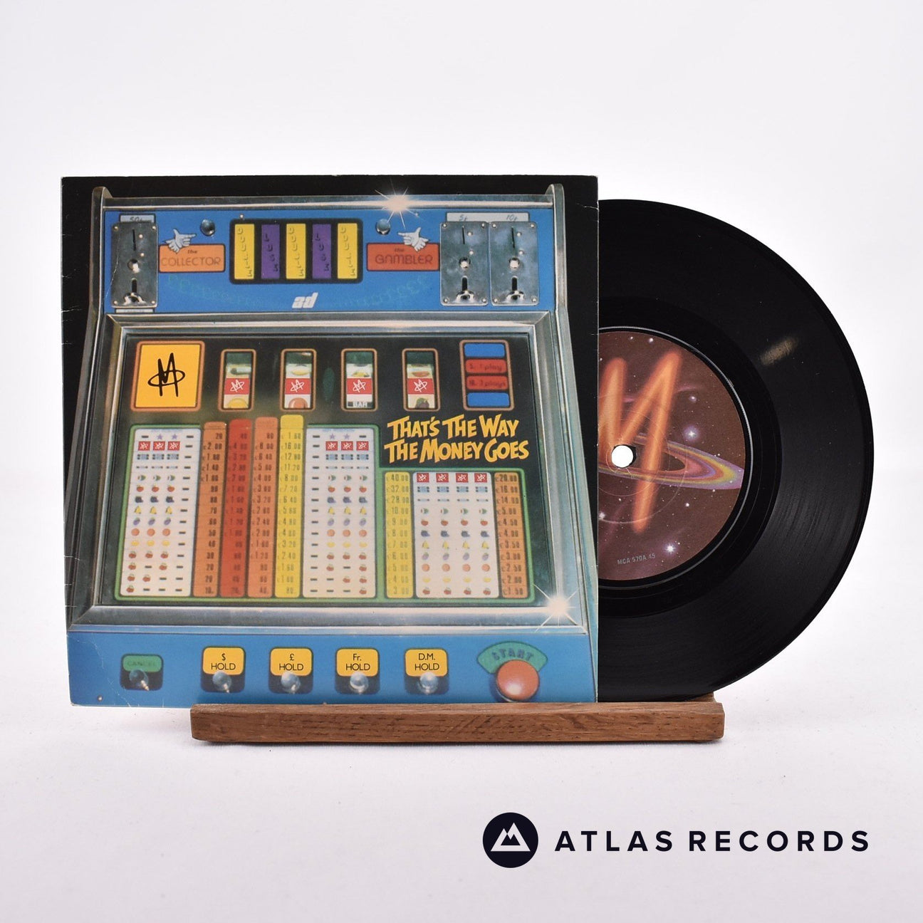 M That's The Way The Money Goes 7" Vinyl Record - Front Cover & Record