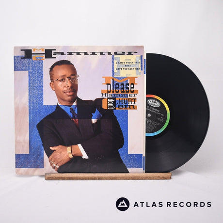 MC Hammer Please Hammer Don't Hurt 'Em LP Vinyl Record - Front Cover & Record