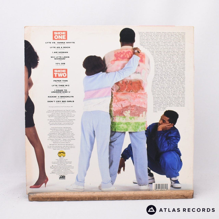 MC Lyte - Lyte As A Rock - Us LP Vinyl Record - VG+/VG+