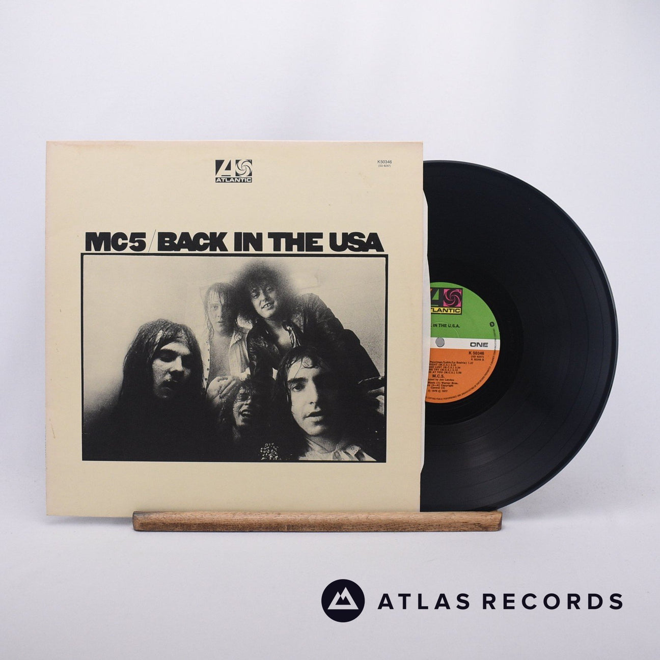MC5 Back In The USA LP Vinyl Record - Front Cover & Record