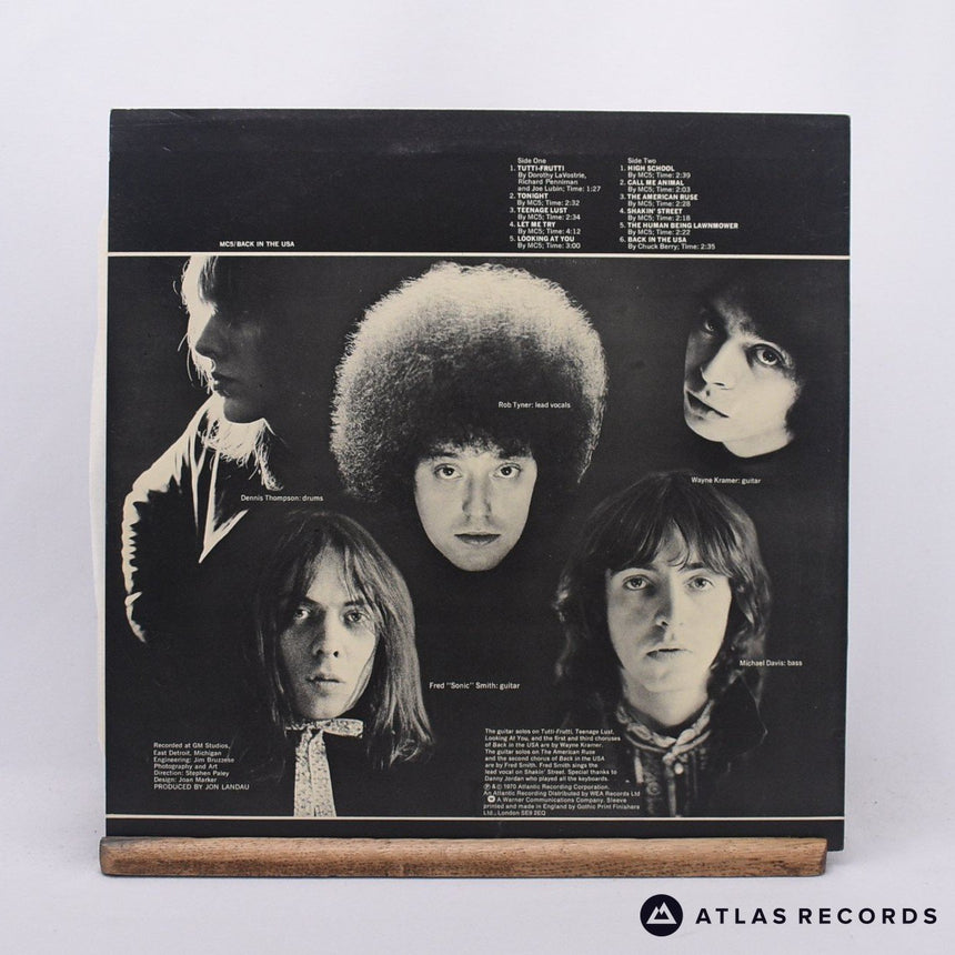 MC5 - Back In The USA - Reissue A-1 B-1 LP Vinyl Record - EX/EX