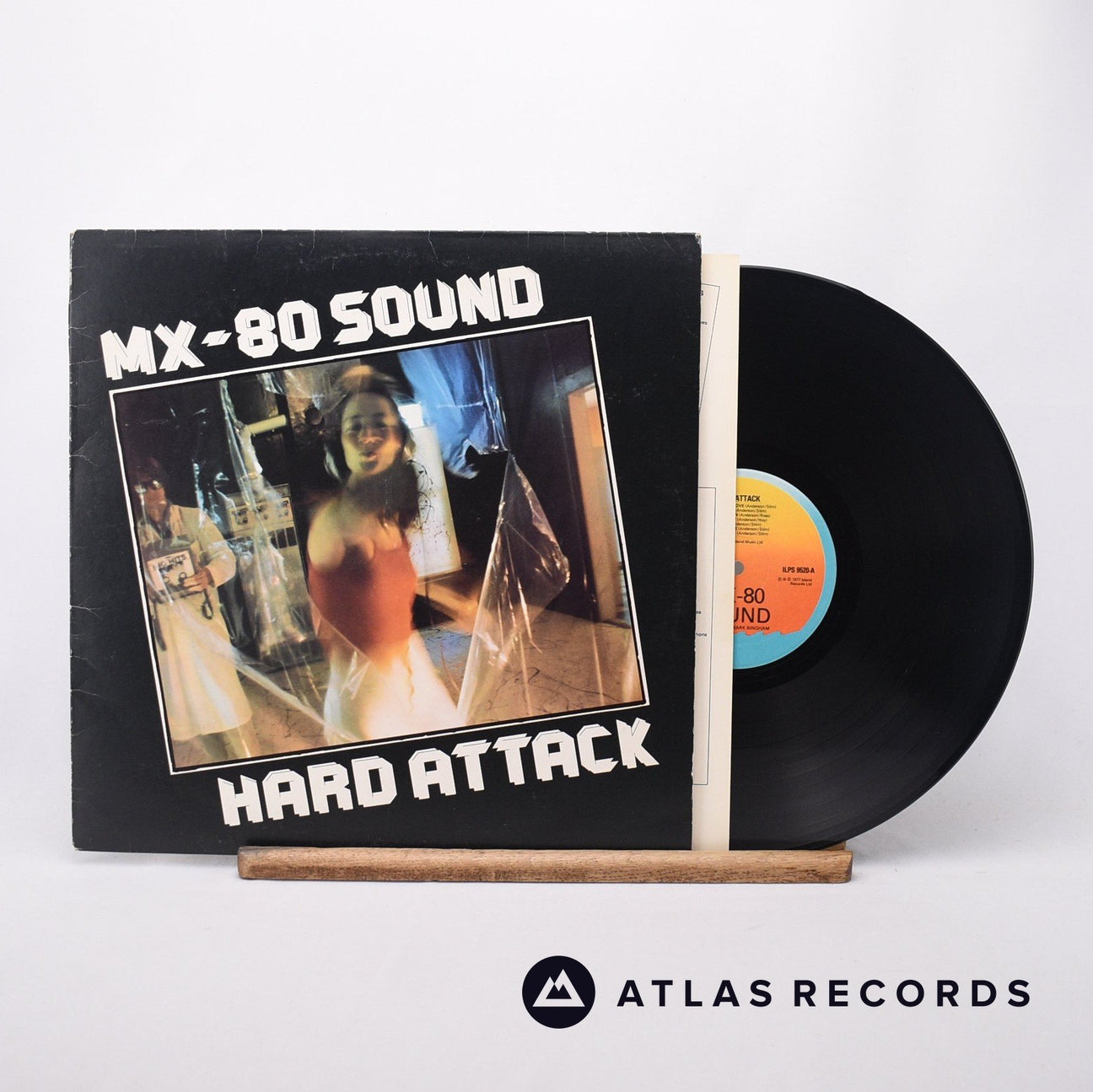MX-80 Sound Hard Attack LP Vinyl Record - Front Cover & Record