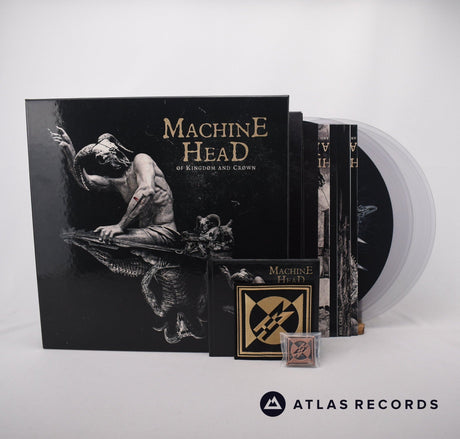 Machine Head Of Kingdom And Crown 2 x LP + CD Box Set Vinyl Record - Front Cover & Record