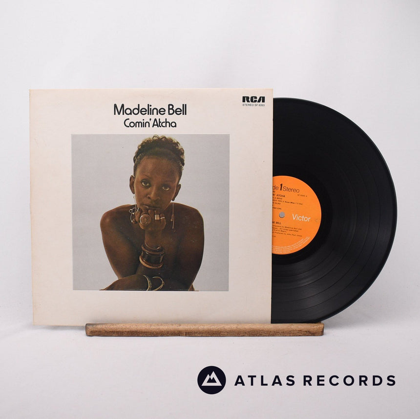 Madeline Bell Comin' Atcha LP Vinyl Record - Front Cover & Record