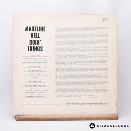 Madeline Bell - Doin' Things - Stereo 1Y 2Y LP Vinyl Record - EX/EX