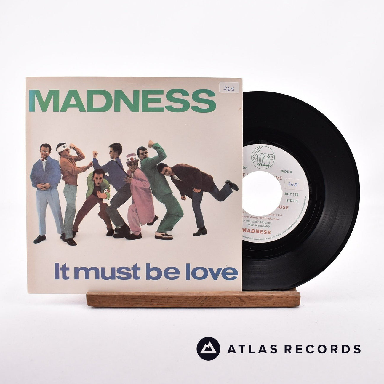 Madness It Must Be Love 7" Vinyl Record - Front Cover & Record