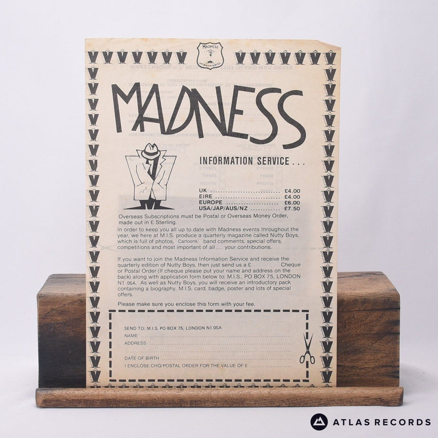 Madness - Keep Moving - Insert LP Vinyl Record - VG+/VG+