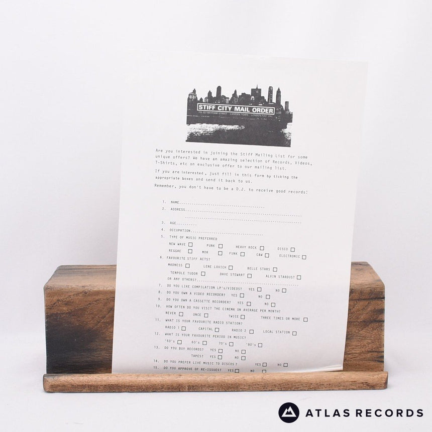 Madness - The Rise & Fall - Embossed Sleeve LP Vinyl Record - EX/EX