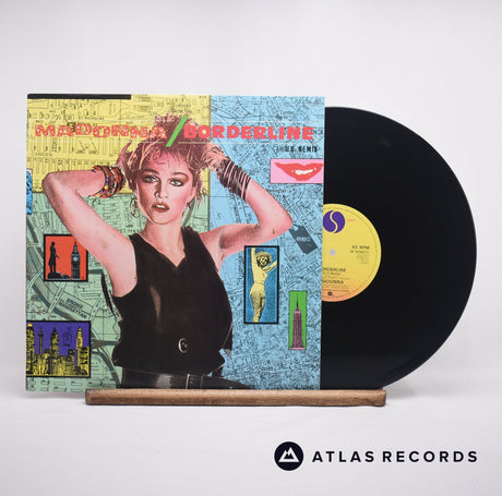 Madonna Borderline 12" Vinyl Record - Front Cover & Record