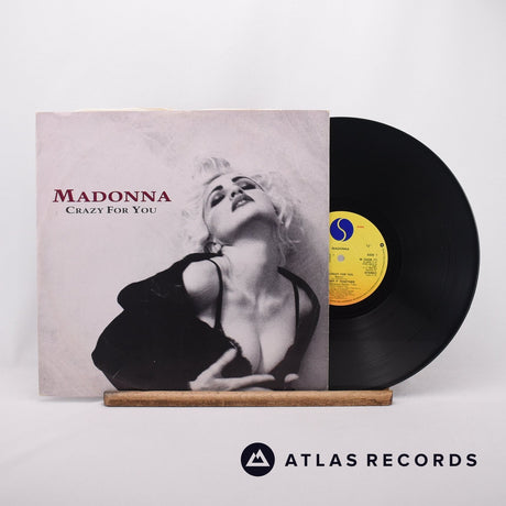 Madonna Crazy For You 12" Vinyl Record - Front Cover & Record