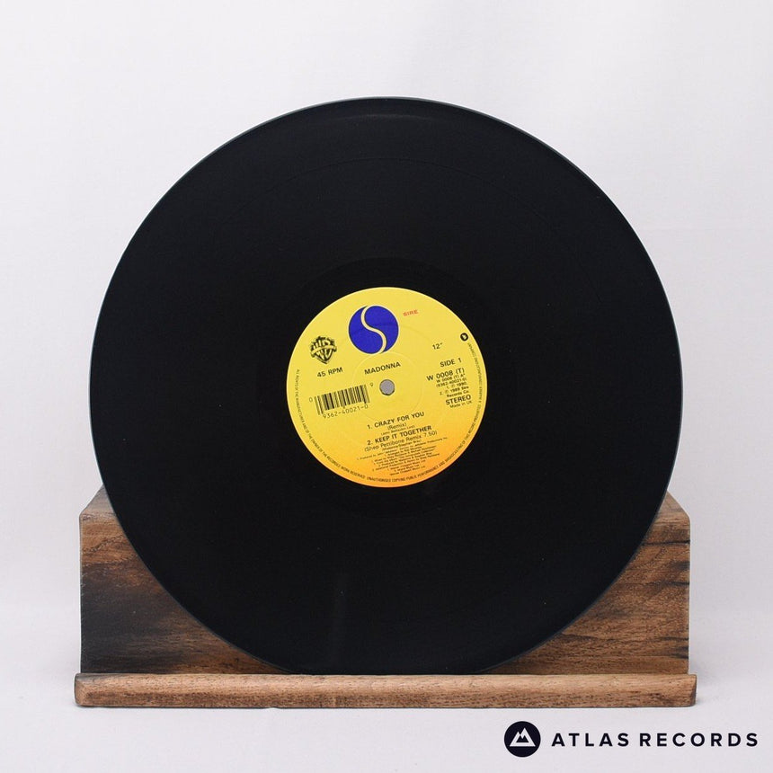 Madonna - Crazy For You - 12" Vinyl Record - VG+/EX