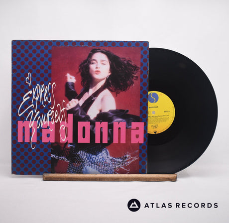 Madonna Express Yourself 12" Vinyl Record - Front Cover & Record