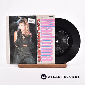 Madonna Gambler 7" Vinyl Record - Front Cover & Record