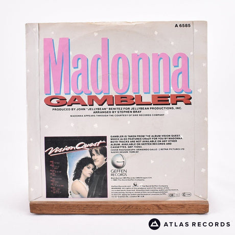 Madonna - Gambler - 7" Vinyl Record - VG+/EX