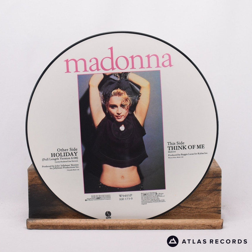 Madonna - Holiday - Picture Disc Reissue 12" Vinyl Record - VG+