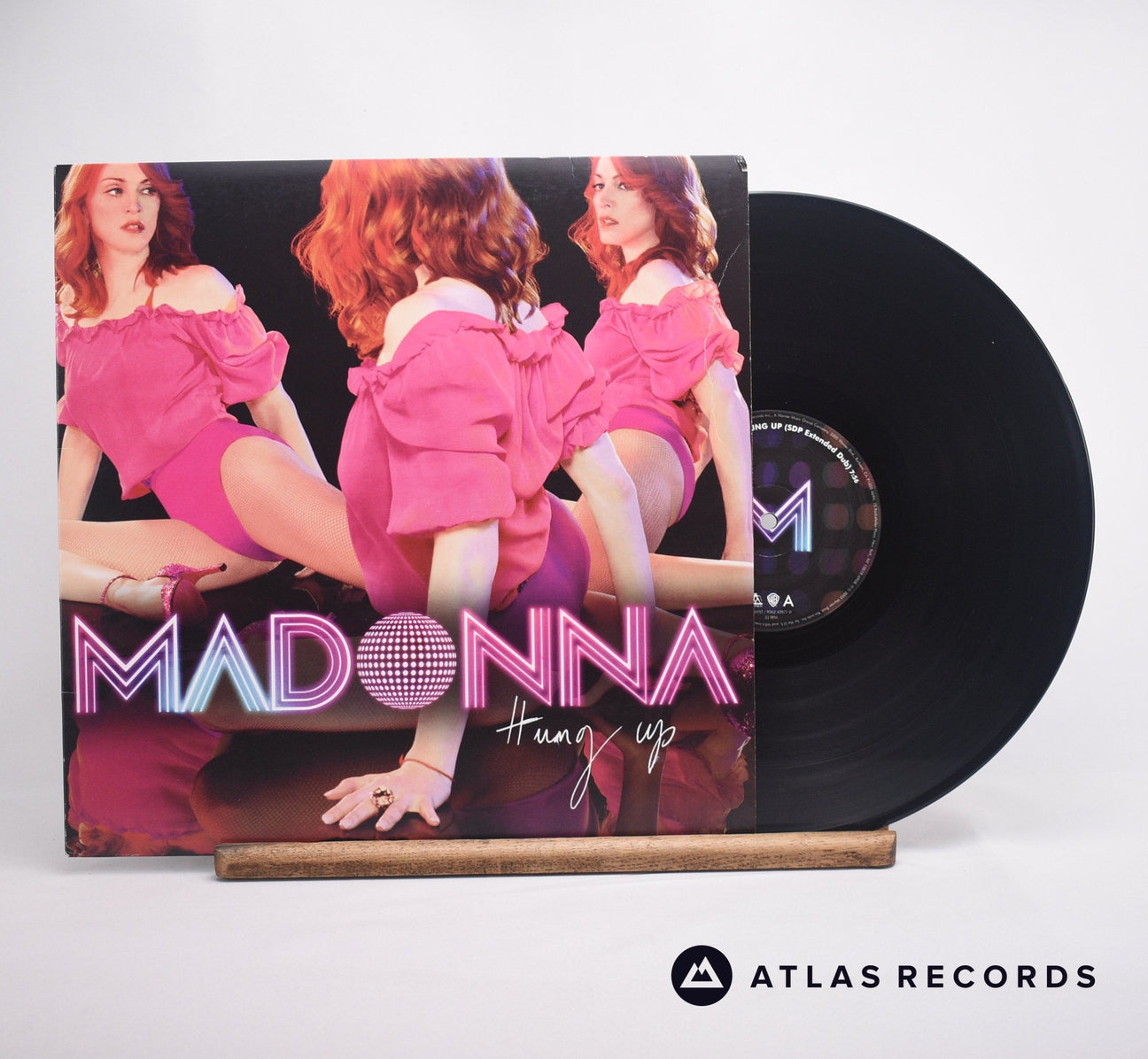 Madonna Hung Up 12" Vinyl Record - Front Cover & Record