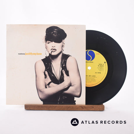 Madonna Justify My Love 7" Vinyl Record - Front Cover & Record