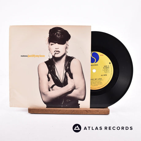 Madonna Justify My Love 7" Vinyl Record - Front Cover & Record