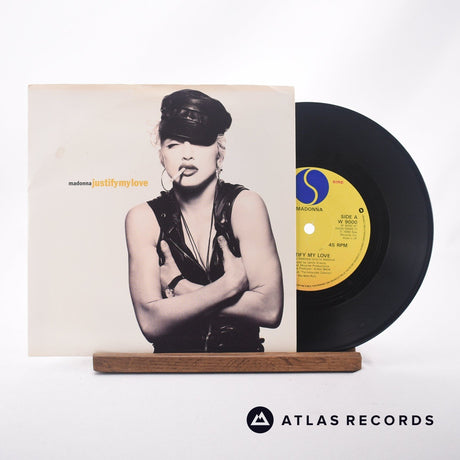 Madonna Justify My Love 7" Vinyl Record - Front Cover & Record