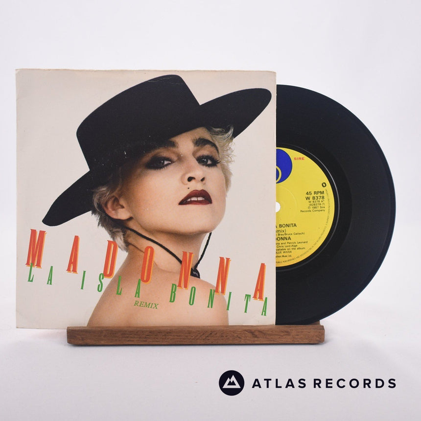 Madonna La Isla Bonita 7" Vinyl Record - Front Cover & Record