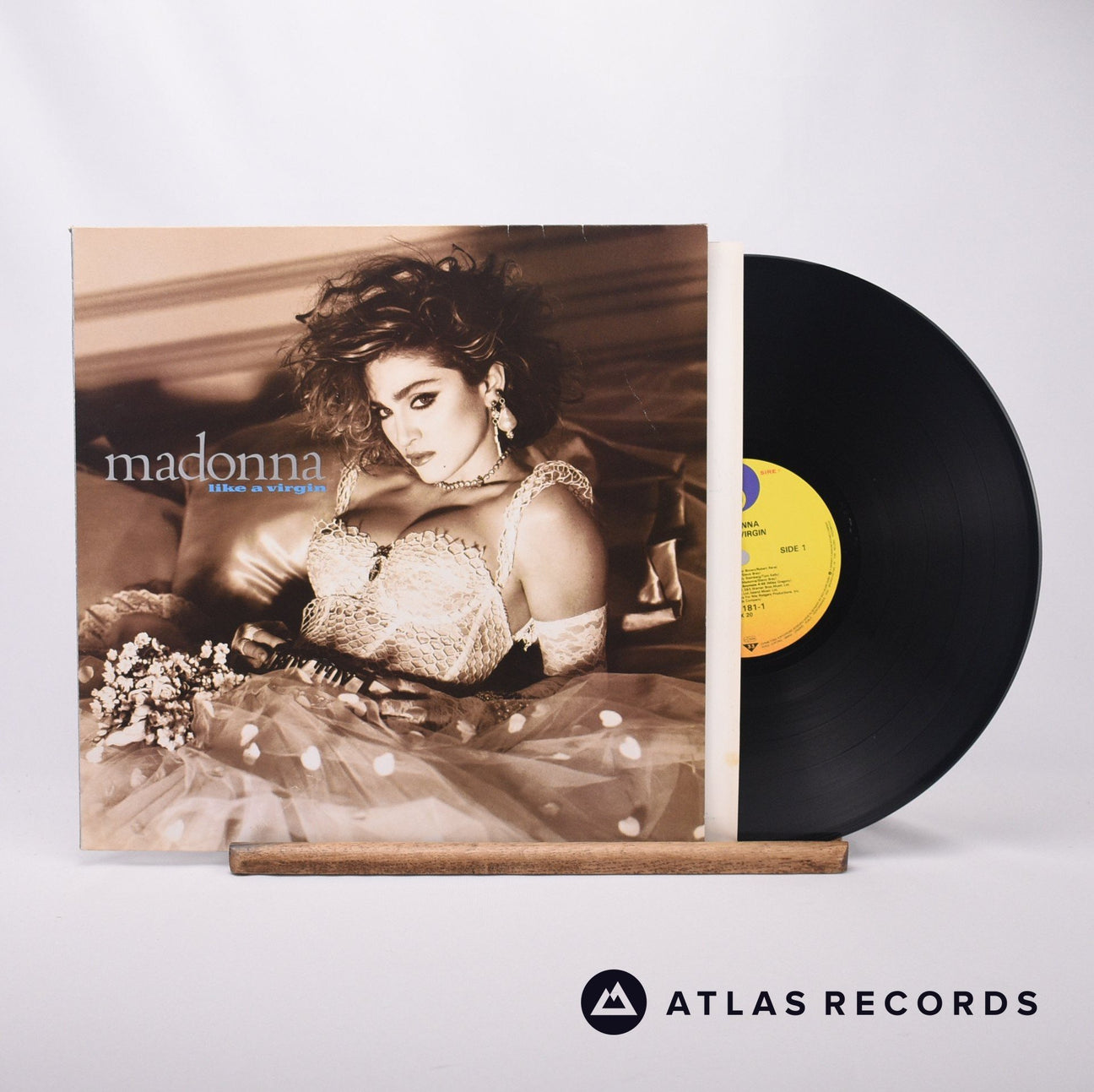 Madonna Like A Virgin LP Vinyl Record - Front Cover & Record