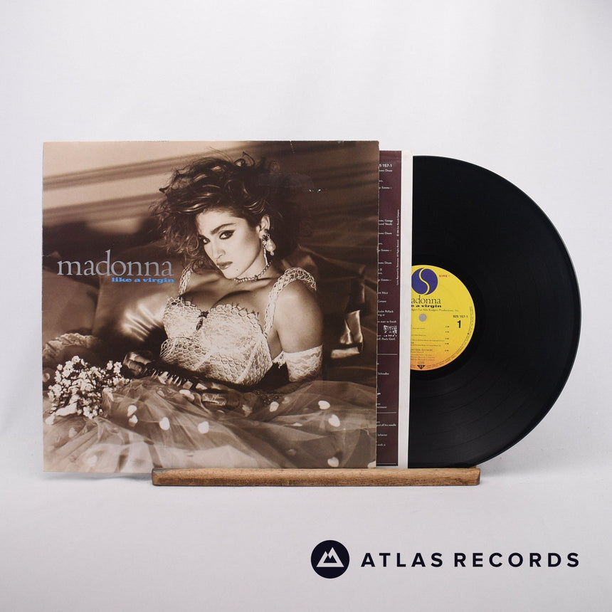 Madonna Like A Virgin LP Vinyl Record - Front Cover & Record