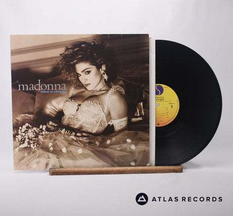 Madonna Like A Virgin LP Vinyl Record - Front Cover & Record