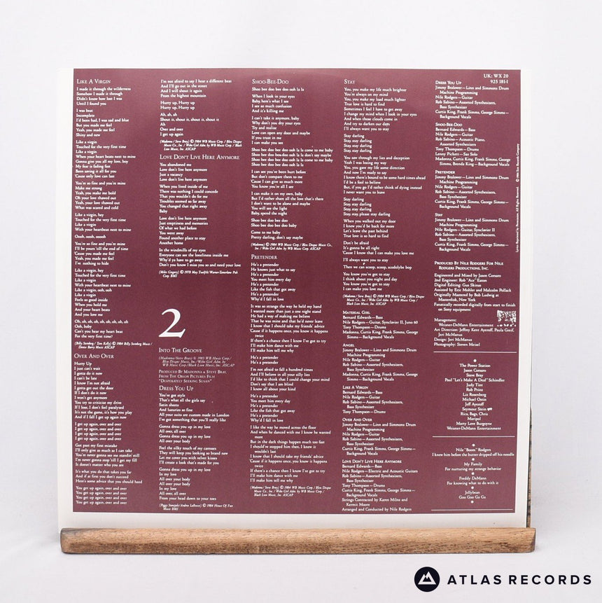 Madonna - Like A Virgin - Reissue LP Vinyl Record - EX/EX