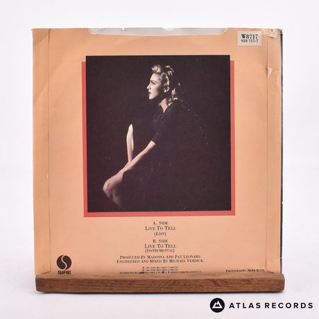 Madonna - Live To Tell - 7" Vinyl Record - VG+/VG+